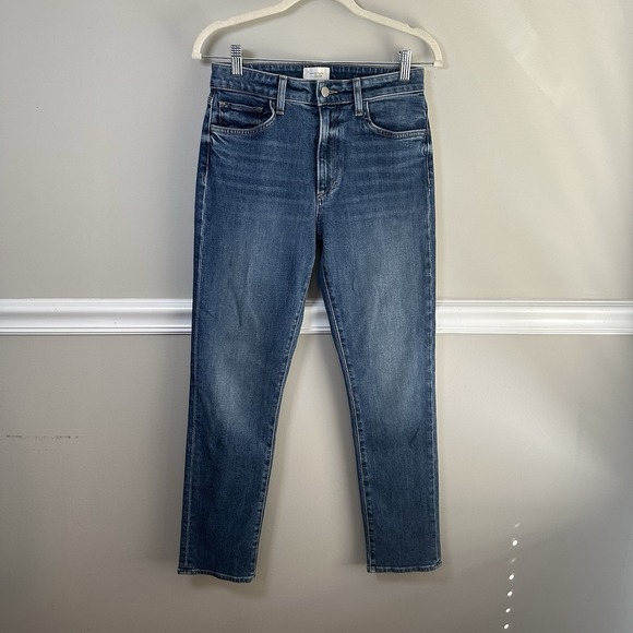 Favorite Daughter Blue Straight Leg Jeans - Picture 2 of 9
